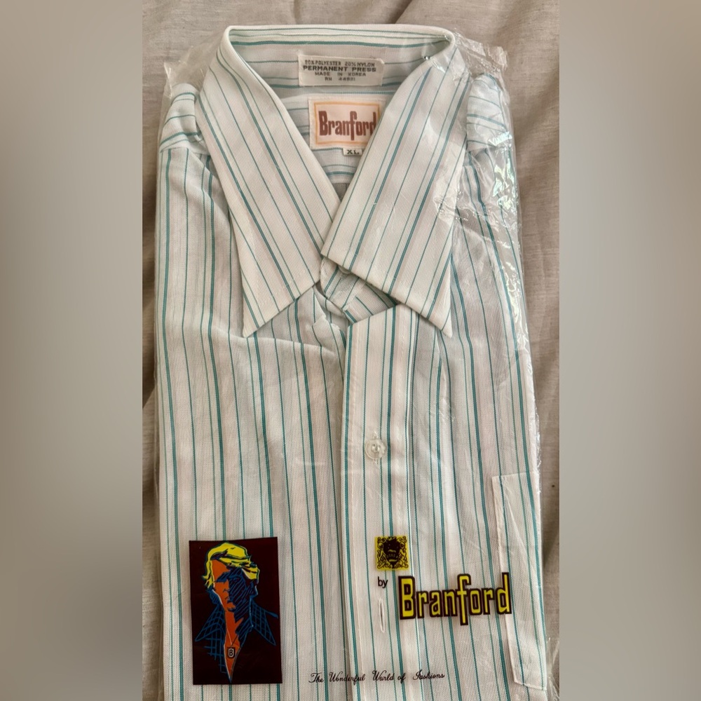 Vintage Branford Men’s Shirt. Dead stock